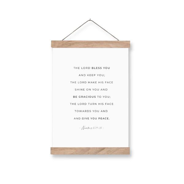 Purpose &amp; Proverbs - Fabric Hanging Art Print - The Blessing