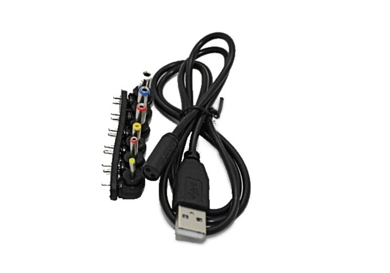USB A Male to Multi DC 2-Pin Female Cable