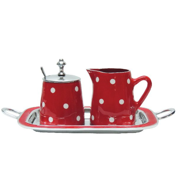 Aluminium Milk &amp; Sugar Set - 3-Piece
