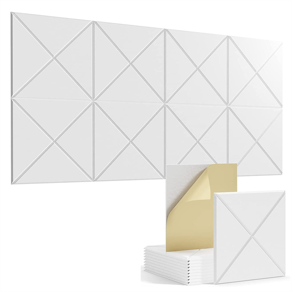 16PCS Self-Adhesive Acoustic Panels,Square Sound Proof Foam Panels,12x12x0.