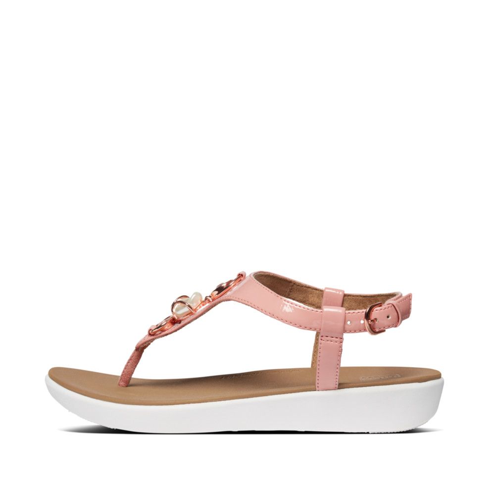 FitFlop Lainey Embellished Back-Strap Sandals Rose Pink | Shop Today ...
