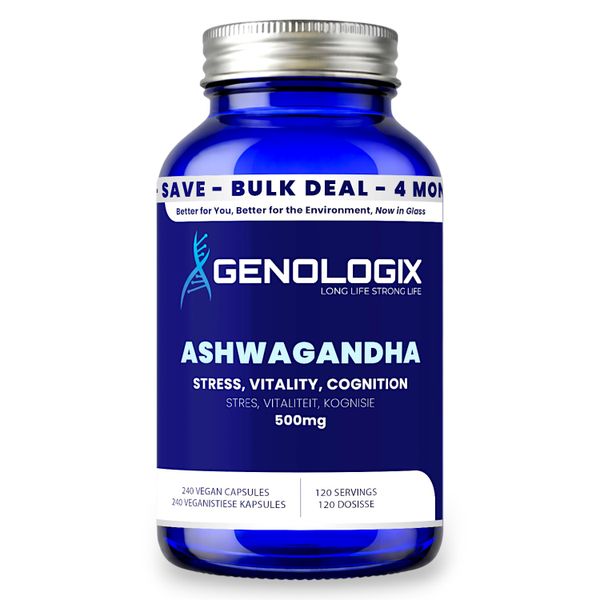 Genologix - Ashwagandha 500mg (BULK 120 Days Supply)