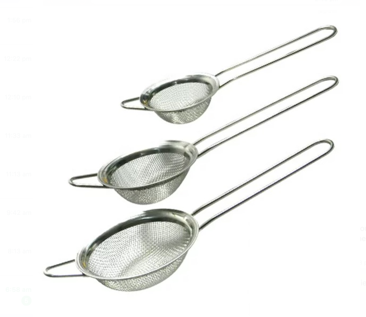 Hubbe Mini Baking Sieve set 3 Sieves Shop Today. Get it Tomorrow!