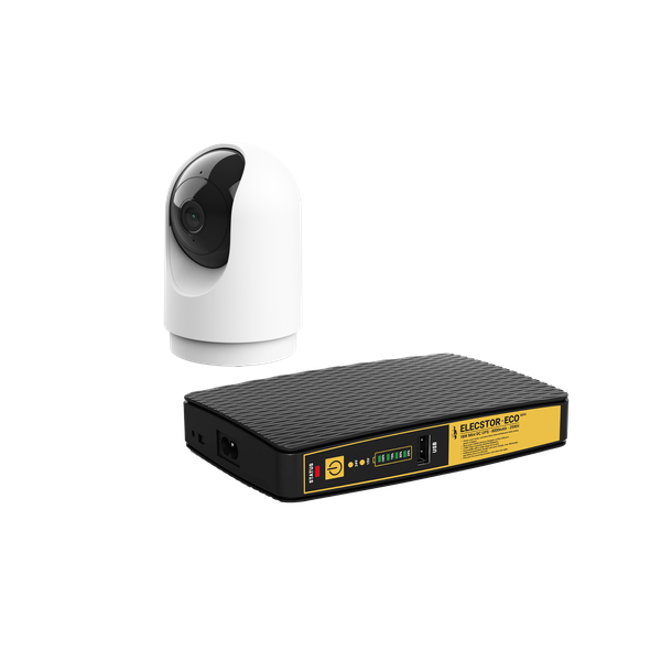Trust x Elecstor IPCAM-2700 Smart Home Security Camera and Mini UPS Bundle