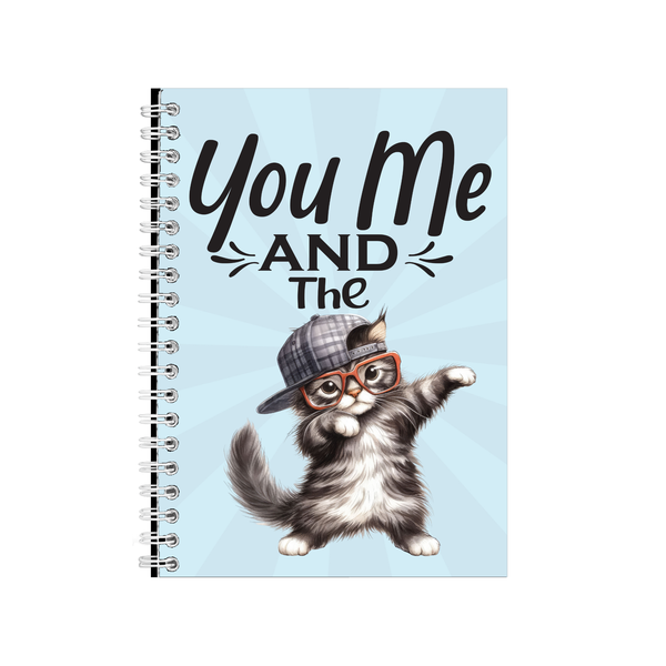You and Me A5 Notebook Pad Motivational Graphic Birthday Present 016