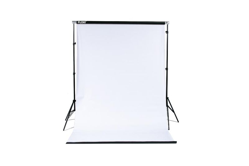 Floxi Pvc 1,37m(W)x3m(H) Vinyl Backdrop + Heavy Duty Backdrop Stands