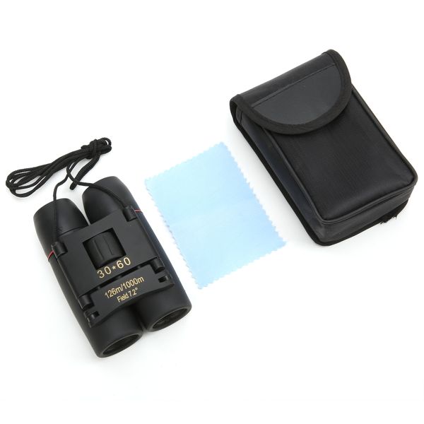 Portable Mini 30x60 Zoom Folding Binoculars 126m/1000m