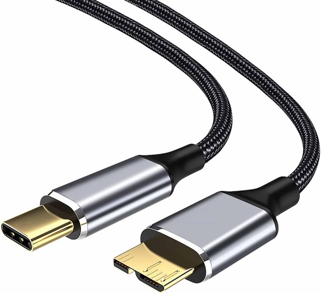 Type c to Micro-B Mobile Hard Disk Cable USB3.1 to USB3.0 Hard Disk Cable