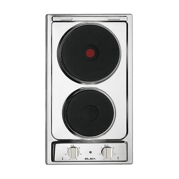 Elba 02/EE30-020X Two Plate Elevtric Hob - Stainless Steel