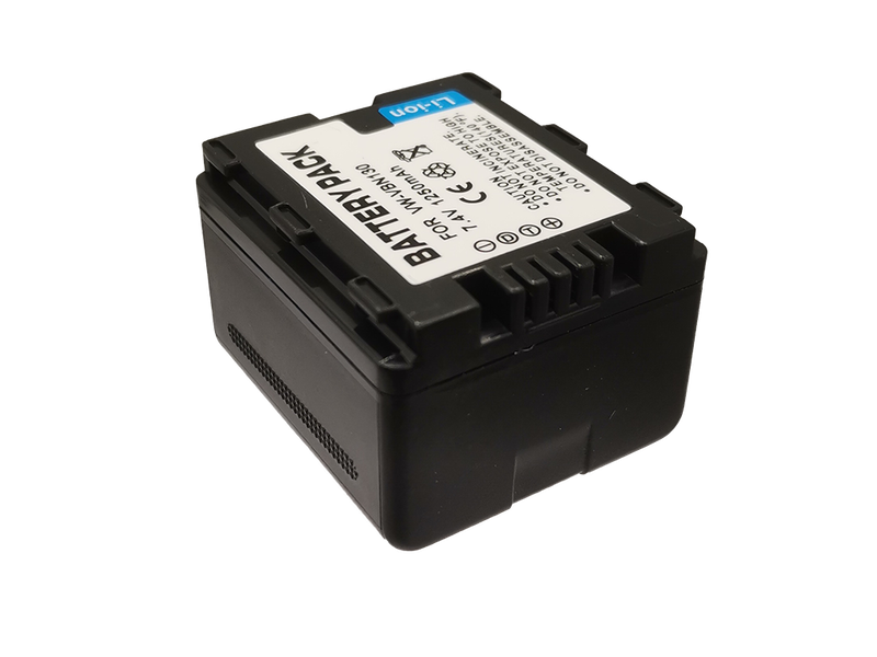 1250mAh Lithium-ion Battery Pack for Panasonic VW-VBN130 / VW-VBN130E