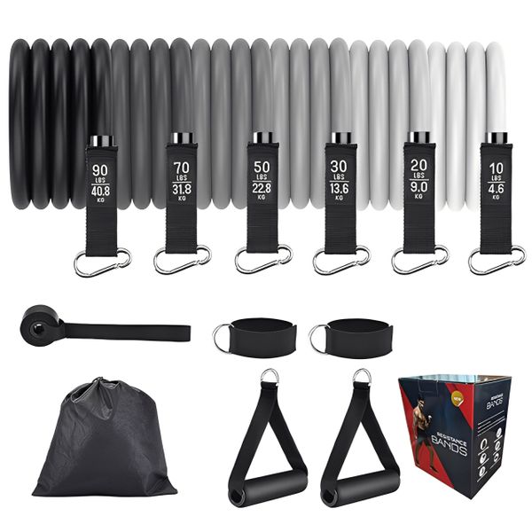 Fitness Resistance Band for Stretching &amp; Yoga Muscle Building Exercise Band