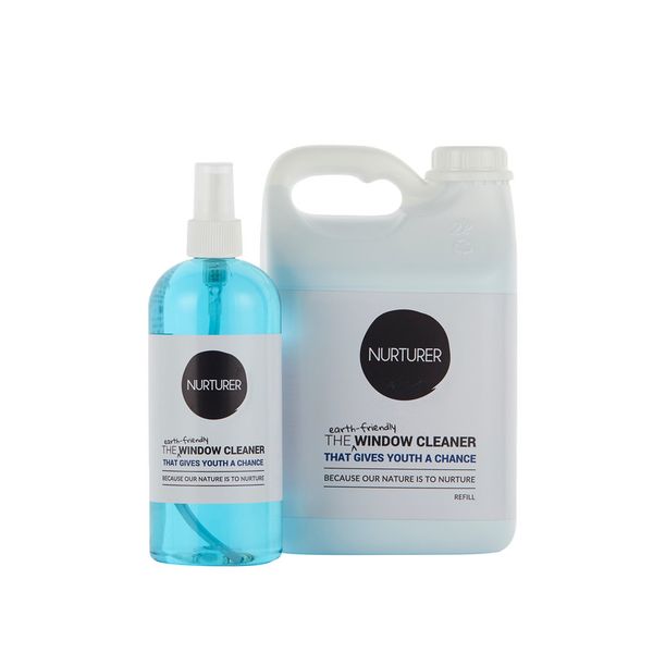 Nurturer - Eco-Window Cleaner - 2L Refill + 500ml