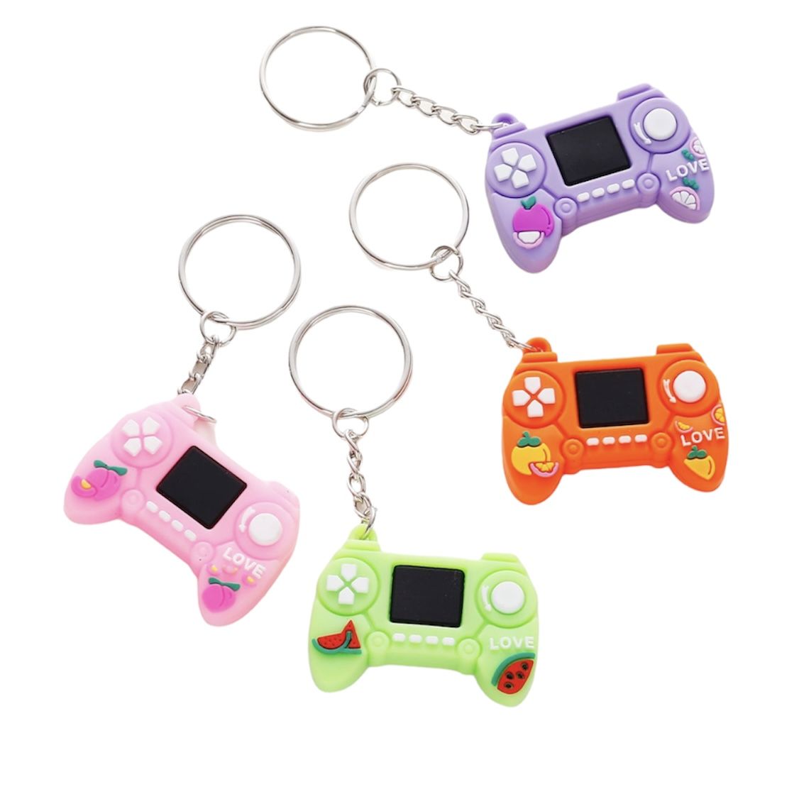 Game Console Charm Keyring/ Keychain/ Key Holder 4 Piece Shop Today