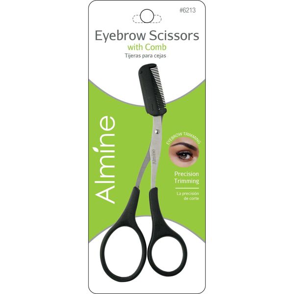 Ann06213 - Almine - Brow Scissor with Comb - 6 Pack