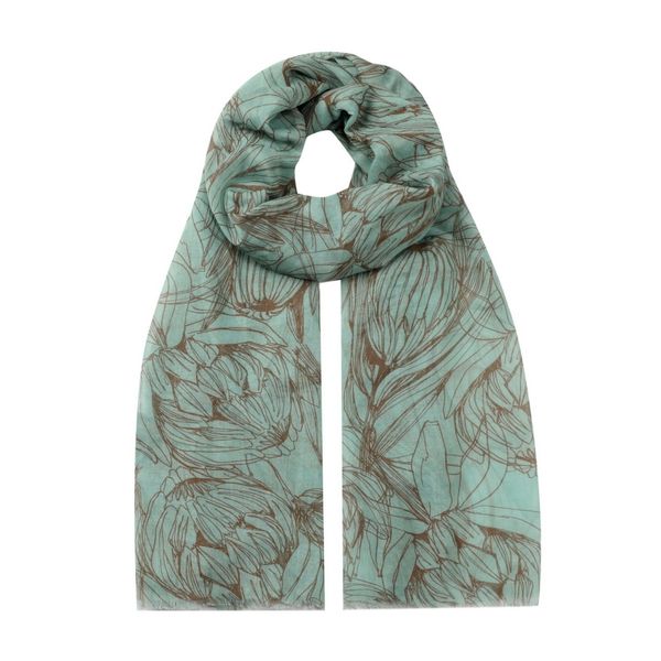 SoGood-Candy - Scarf - Green Protea
