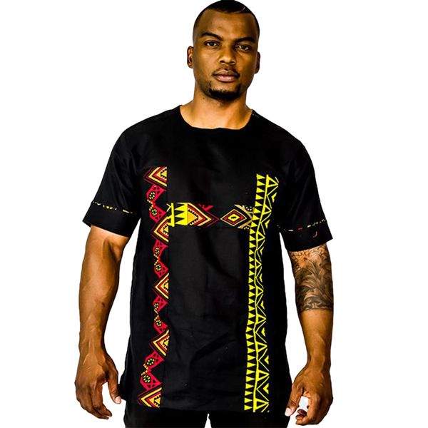 Africa Fashion House Black Wrap Shirt