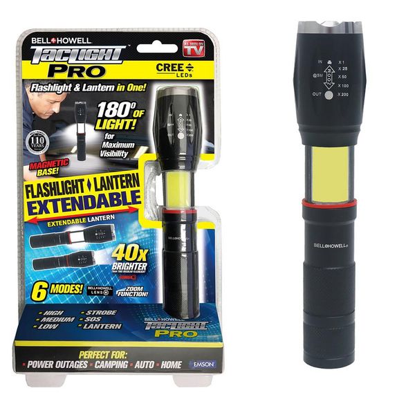 Taclight Elite Extendable LED Flashlight and Lantern in One Torch
