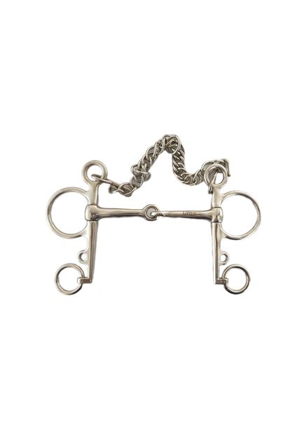 Jointed Pelham Plated Bit