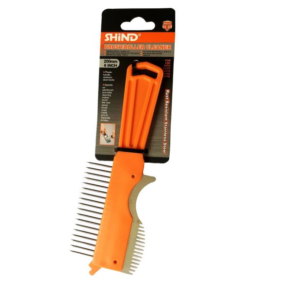 FI- Steel Plastic Comb for Brush and Roller Cleaning