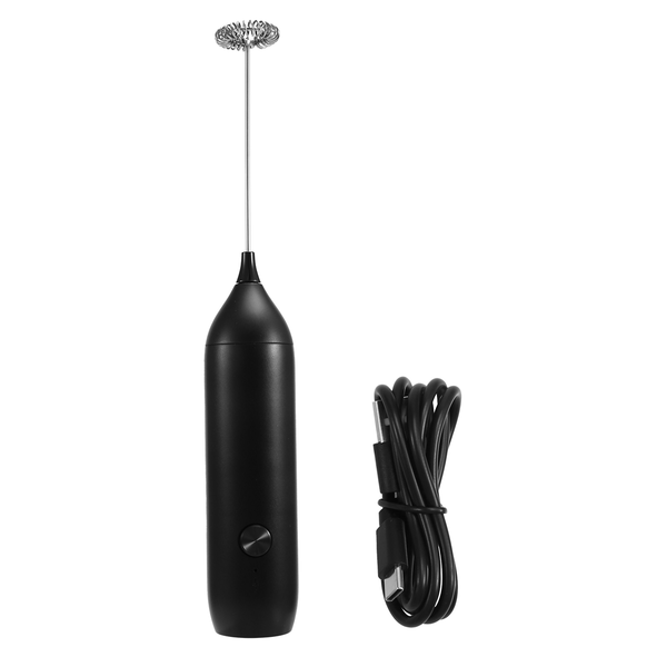 Handheld Electric Milk Frother USB Rechargeable Mini Foam Drink Mixer