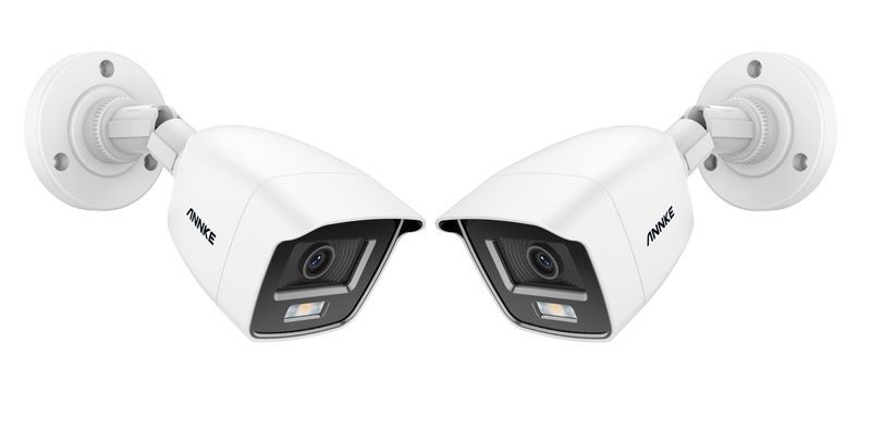 Annke Bullet Security Camera 2MP HD TVI &amp; IR CCTV - 2 Pack