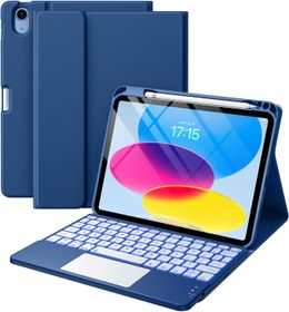 Detachable Keyboard Compatible With iPad (A16) 11th/10th Gen (Navy