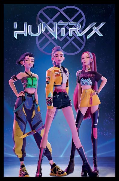 K-Pop Demon Hunters (How Its Done) Poster with Black Frame - 66cm x 96.5cm