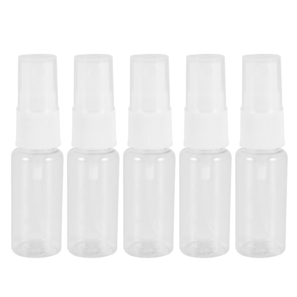 5Pcs Beauty Transparent Plastic Perfume Empty Spray Bottle 20Ml