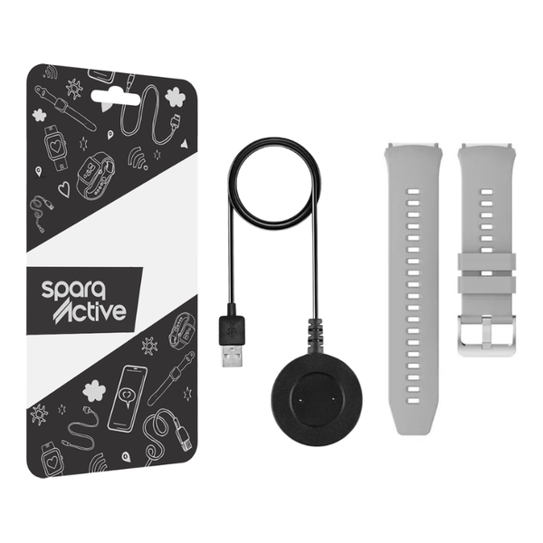 Watch Kit: Replacement Strap &amp; Charger for Huawei GT 2e - Grey (22mm)