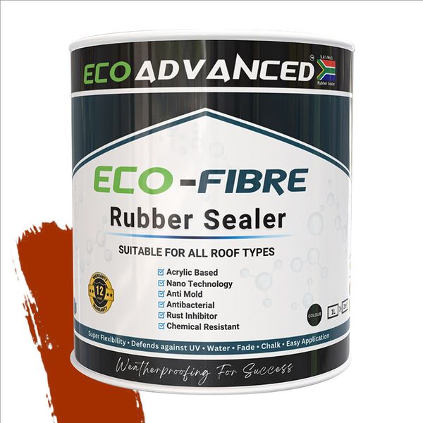 Eco Advanced Ecofibre Rubber Sealer 1L Terracotta
