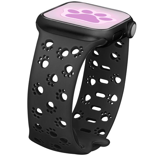 Silicone Band Compatible with iWatch Ultra2/1 Series 10/9/8 SE 38/40/41mm