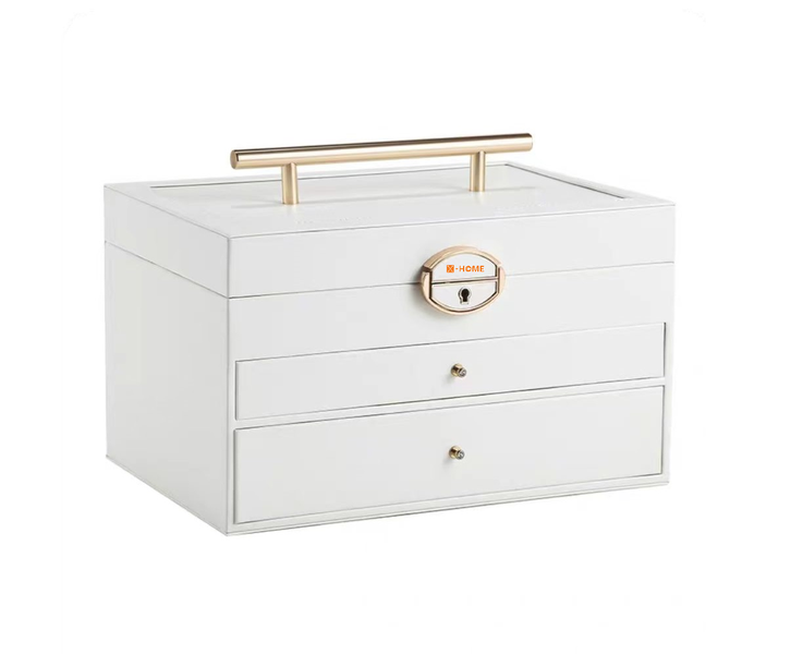 X-HOME Elegant Jewelry Box Pleather and Velvet
