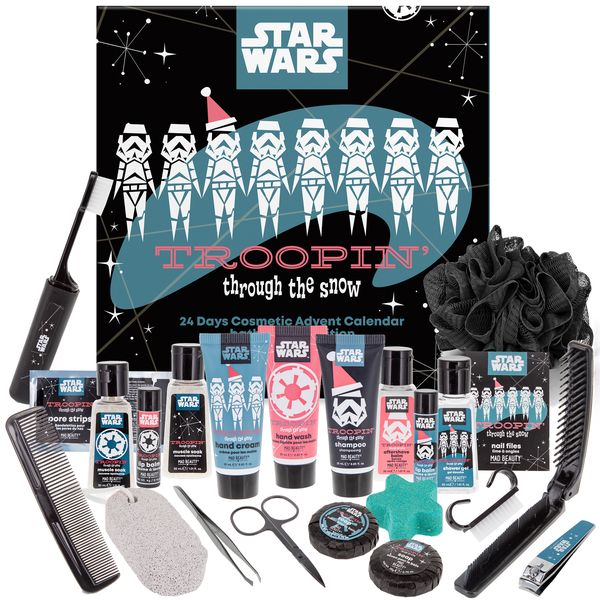 Disney Star Wars Troopin 24-Day Advent Calendar Teen Bath &amp; Body Grooming