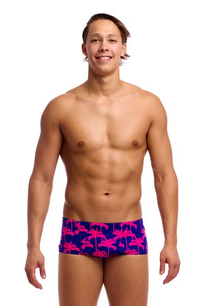 Funky Trunks Men's Classic Trunks Swimming Costume - Pinky Palms