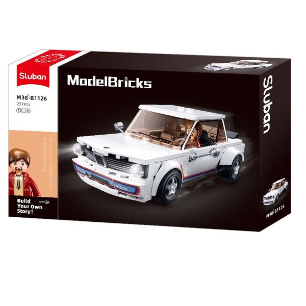 Sluban Building Set: Model Bricks - 2002S Classic Car - 277 Pieces