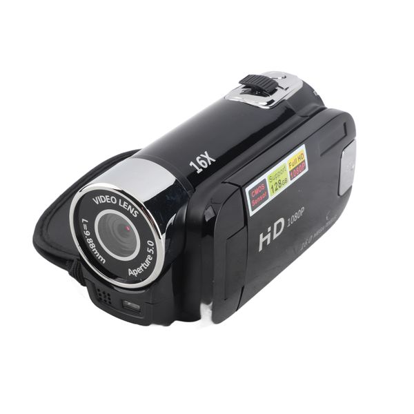 Black 1080P Travel Camcorder