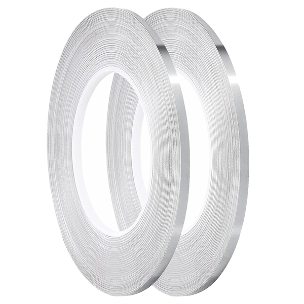 Craft Stripe Tape Self-Adhesive Pinstripe Tape (Silver)