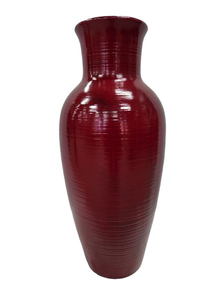 Vase Ceramic Belle Red- Decor Essentials