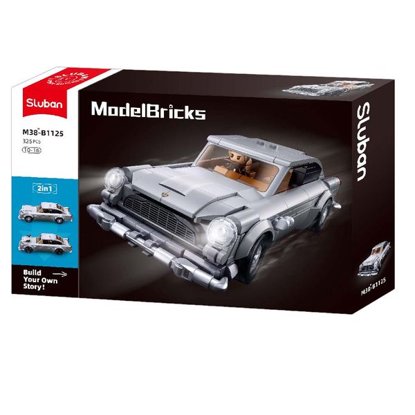 Sluban Building Set: Model Bricks - Sports Car - 325 Pieces