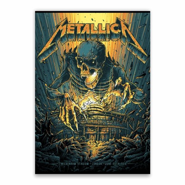 Metallica Twickenham Stadium Poster - A1