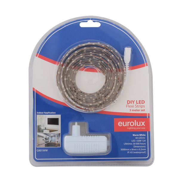 Eurolux - Warm White 3m DIY LED Strip