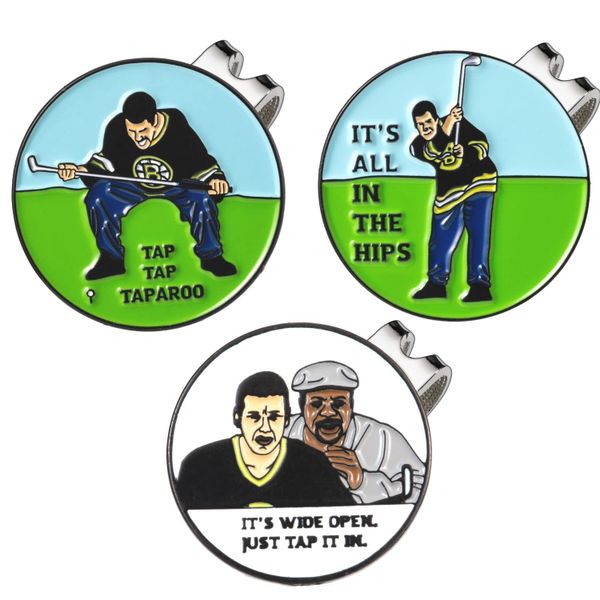 Funny Golf Ball Marker with Magnetic Hat Clip, Premium Golf Gift Set