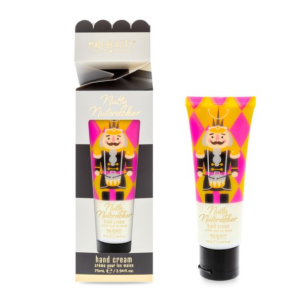 Mad Beauty Nutty Nutcracker Christmas Hand Cream - Vanilla Scented, 75ml