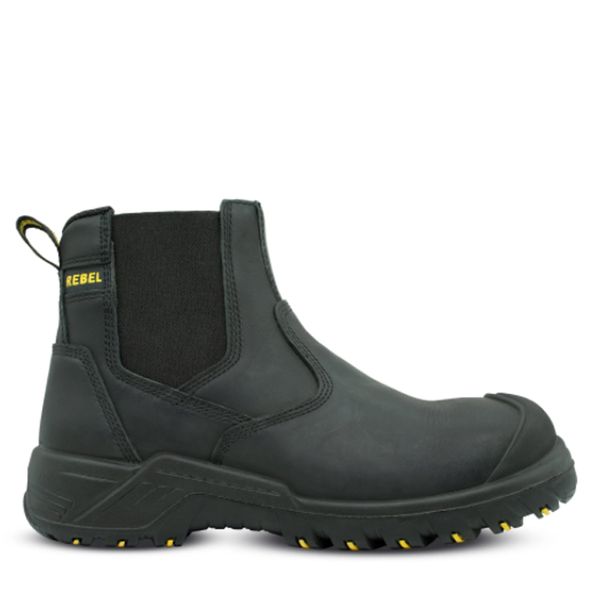 Rebel Crazy Horse Boot-Black