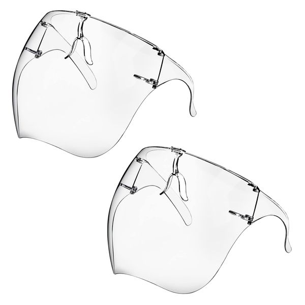 Health Tool Clear Safety Face Protection Mask Set of 2 (17cm)