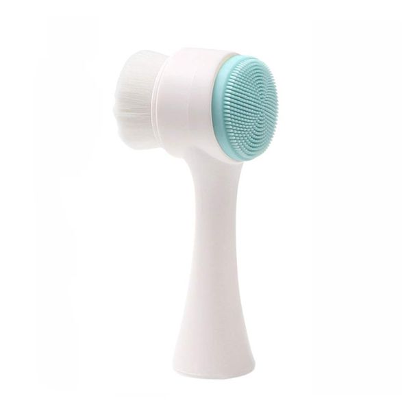 3D Silicone Facial Cleansing Brush - Blue