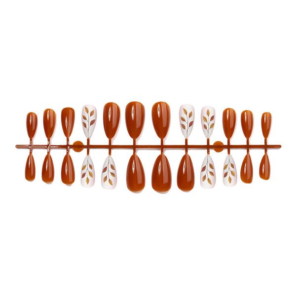 Fake Nails, Almond-Shaped High-End Manicure Pieces, Ready-Made