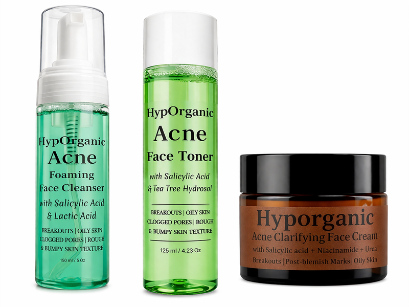 HypOrganic Acne Control 3-Piece Face Set