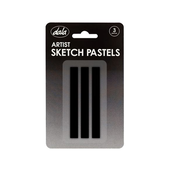 Dala Dala Artist Sketch Pastels Black X 3