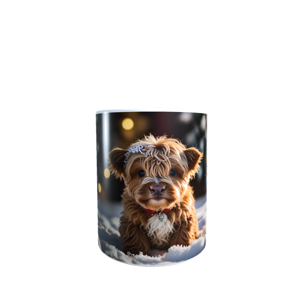 Cute Puppy 3D Christmas Mug - Adorable Festive Gift for Dog Lovers